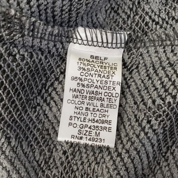 Kori America Womens Stars Open Front Sweater Cardigan Size Medium - Picture 4 of 4